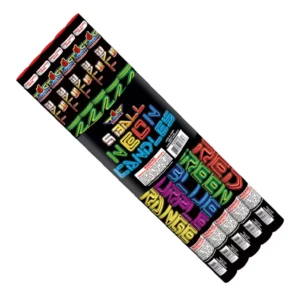 5 Ball Neon Candle